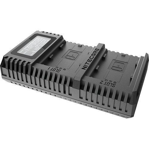 Nitecore Nitecore USN4 PRO Dual-Slot USB QC Charger for Sony NP-FZ100 Batteries