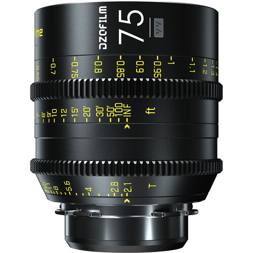 DZOFilm VESPID 75mm T2.1｜PL/EF Mount 定焦電影鏡頭套裝