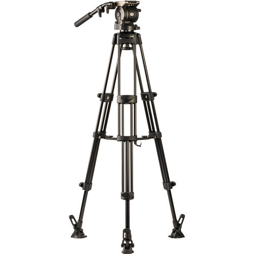 Libec Libec HS-350M Tripod System with H35 Head, Mid-Level Spreader, Rubber Feet & Case
