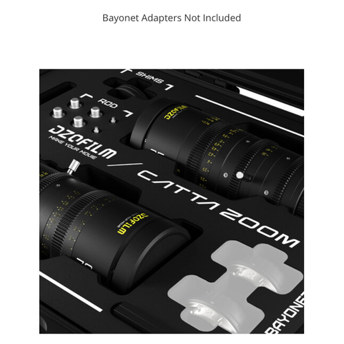 DZOFilm Catta 35-80mm & 70-135mm T2.9 E-Mount Cine Zoom｜E Mount 電影鏡頭套裝